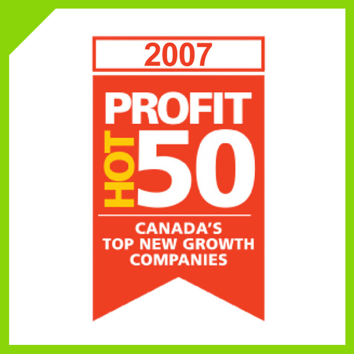 Profit Magazine Top 50 Hot Growth Companies 2007